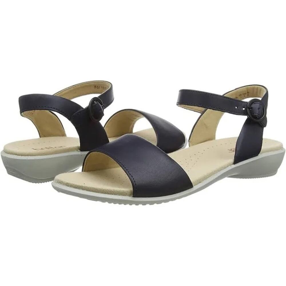 Hotter Tropic navy classic two-part comfort sandal Euro Size 41.5 US Size 9.5